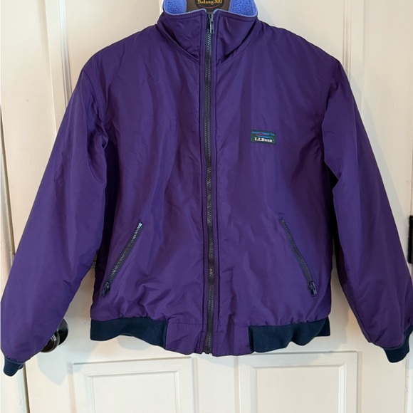 L.L. Bean Vintage Vibrant Purple Warm Up Jacket - Picture 1 of 6